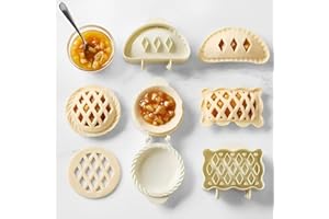 RUIGOU-GUOLONG 3PCS Dough Presser Pocket Pie Molds, Party Potluck Hand Pie Molds, Hand Pie Molds, Apple, Pumpkin And Acorn Shapes (classic model)