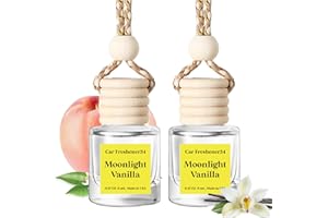 C CLASSY PERSONALIZED JEWELRY Car Air Freshener Hanging 2 Pack, Air Freshener Diffuser for Cars, Air Fresheners Diffuser oil For Car,Car Air Freshener For Women