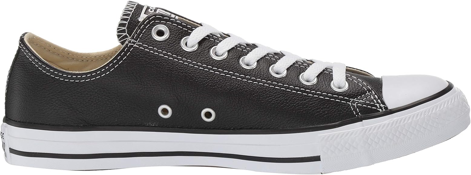 leather chuck taylors low