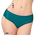 Period Swimwear - Menstrual Leakproof Bikini Bottoms - Mid Waisted Swim Bottoms for Teens, Girls, Women