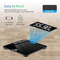 Digital Bathroom Scales for Body Weight, Weight