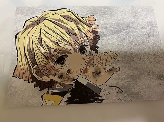 Amazon 鬼滅の刃 全集中展 会場限定 幕間画 アイキャッチ ポストカード 我妻善逸 B 映画 無限列車編 グッズ ぬいぐるみ ホビー