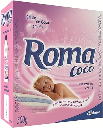 Sabão em Pó Roma Coco 500g