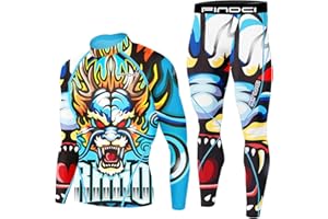 1Bests Men's Running Fitness Cooling Sportswear Camo Compression Short-Sleeved Shirt + Pants Sets