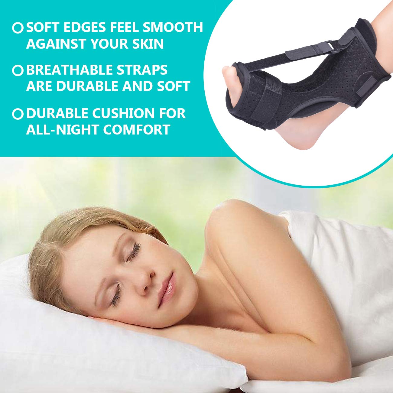 Ankle Plantar Fasciitis Night Splint Drop Foot Orthotic Brace