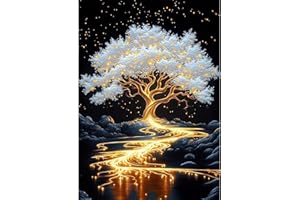 CEOVR Diamond Painting Kits for Adults, Tree of Life 5D Full Drill Diamond Art Dots Crystal Peinture Diamant Crafts for Adult