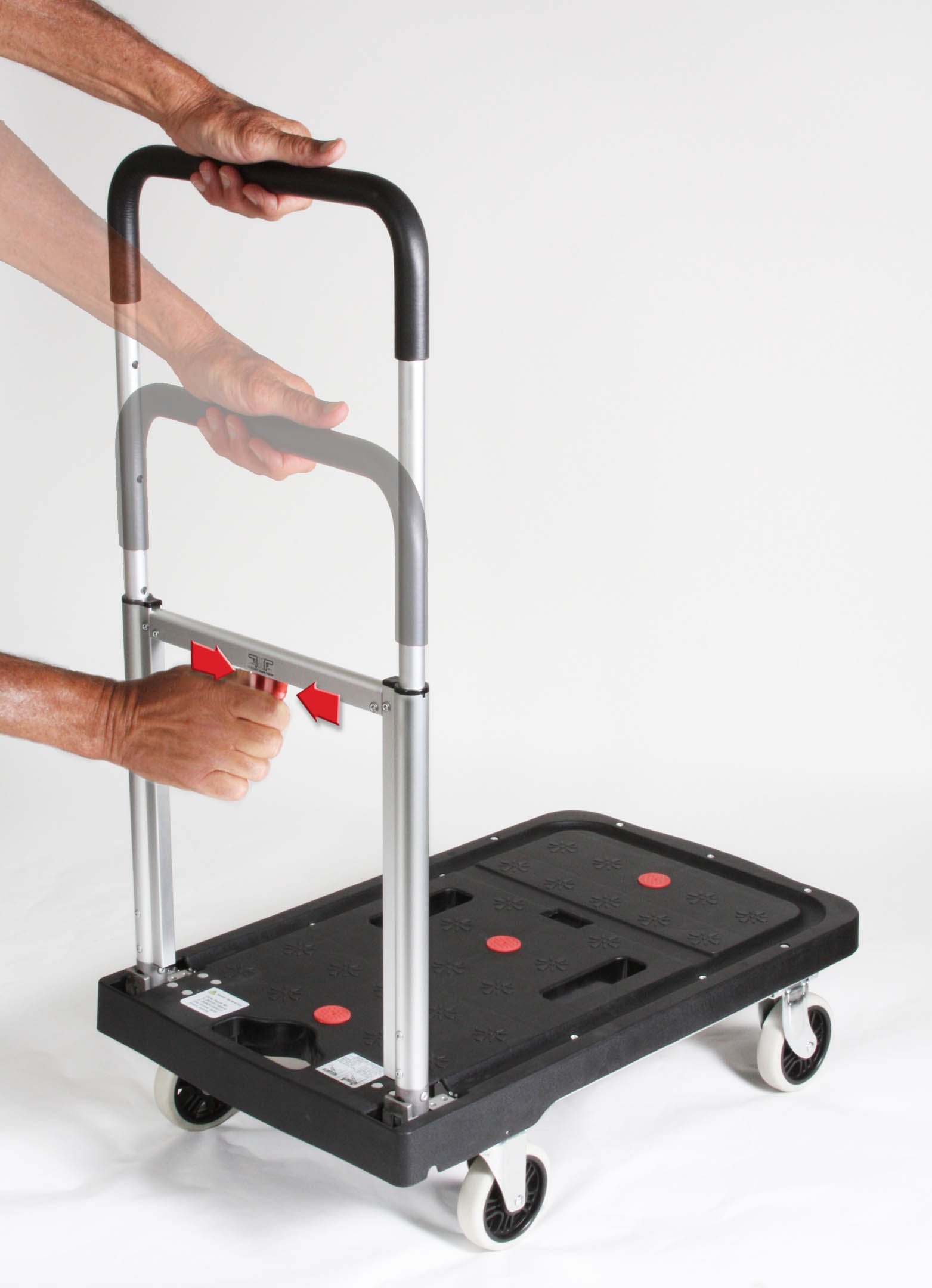 Galleon Magna Cart Flatform 300 Lb Capacity Four Wheel Folding