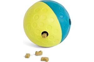 Outward Hound by Nina Ottosson Treat Tumble Interactive Puzzle Ball Dog Toy, Level 1 Beginner, Blue, Small