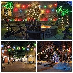 Afirst Colored Outdoor String Lights 25FT - 27 LED