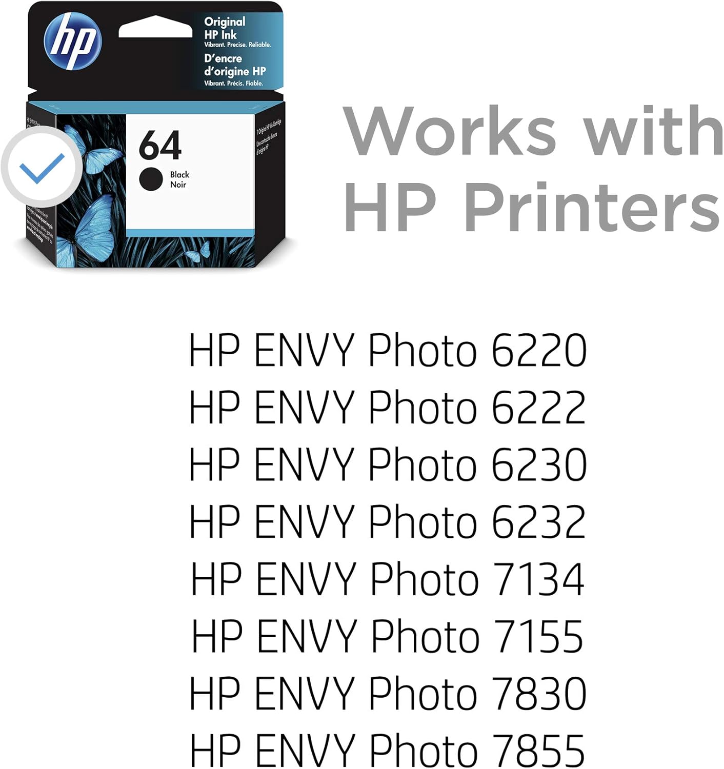 walmart hp printer ink 64