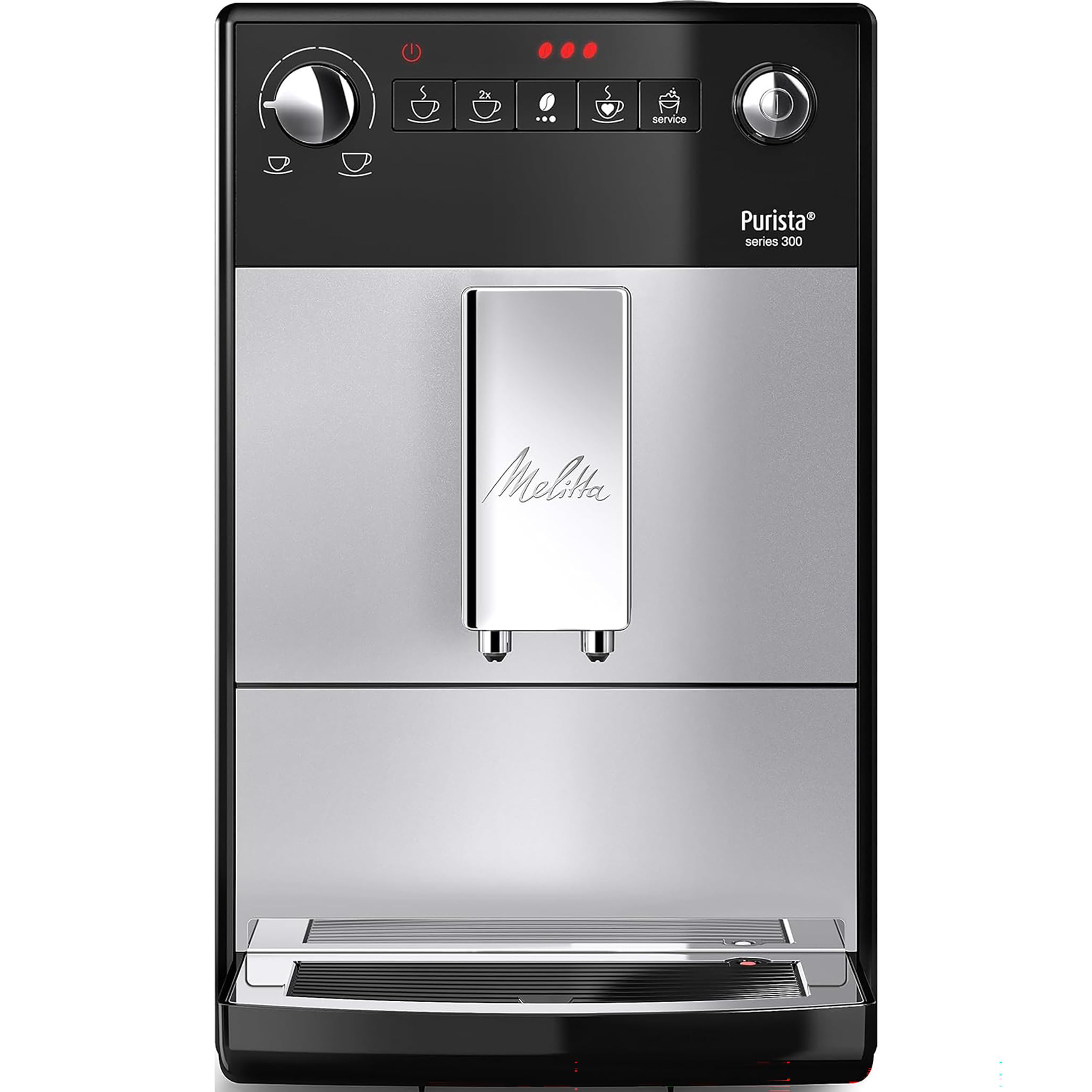 Melitta Automatic Espresso Machine, Purista Model, F230-101, Silver, 6766667