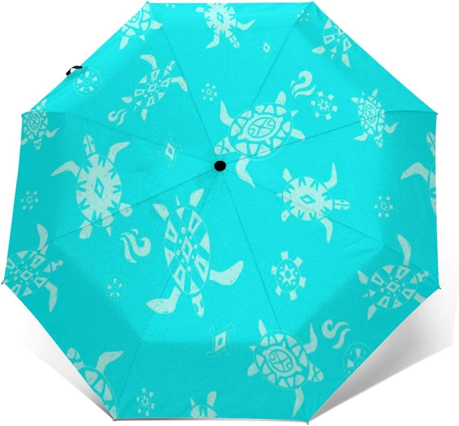 Windproof Travel Folding Umbrella Automatic Tortoise 189, Large Rain