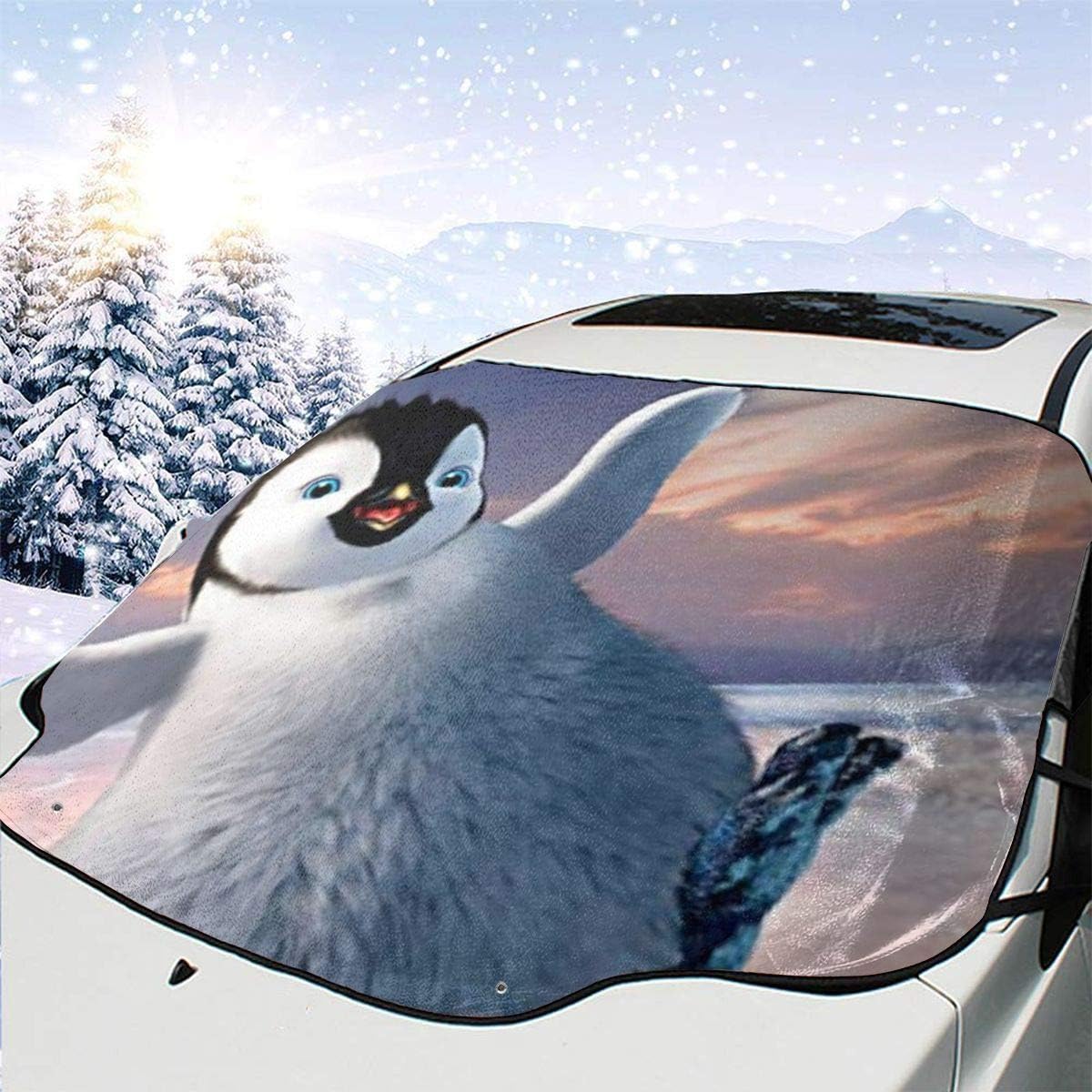 Penguin Car Front Windshield Snow Ice Cover Frost Defense