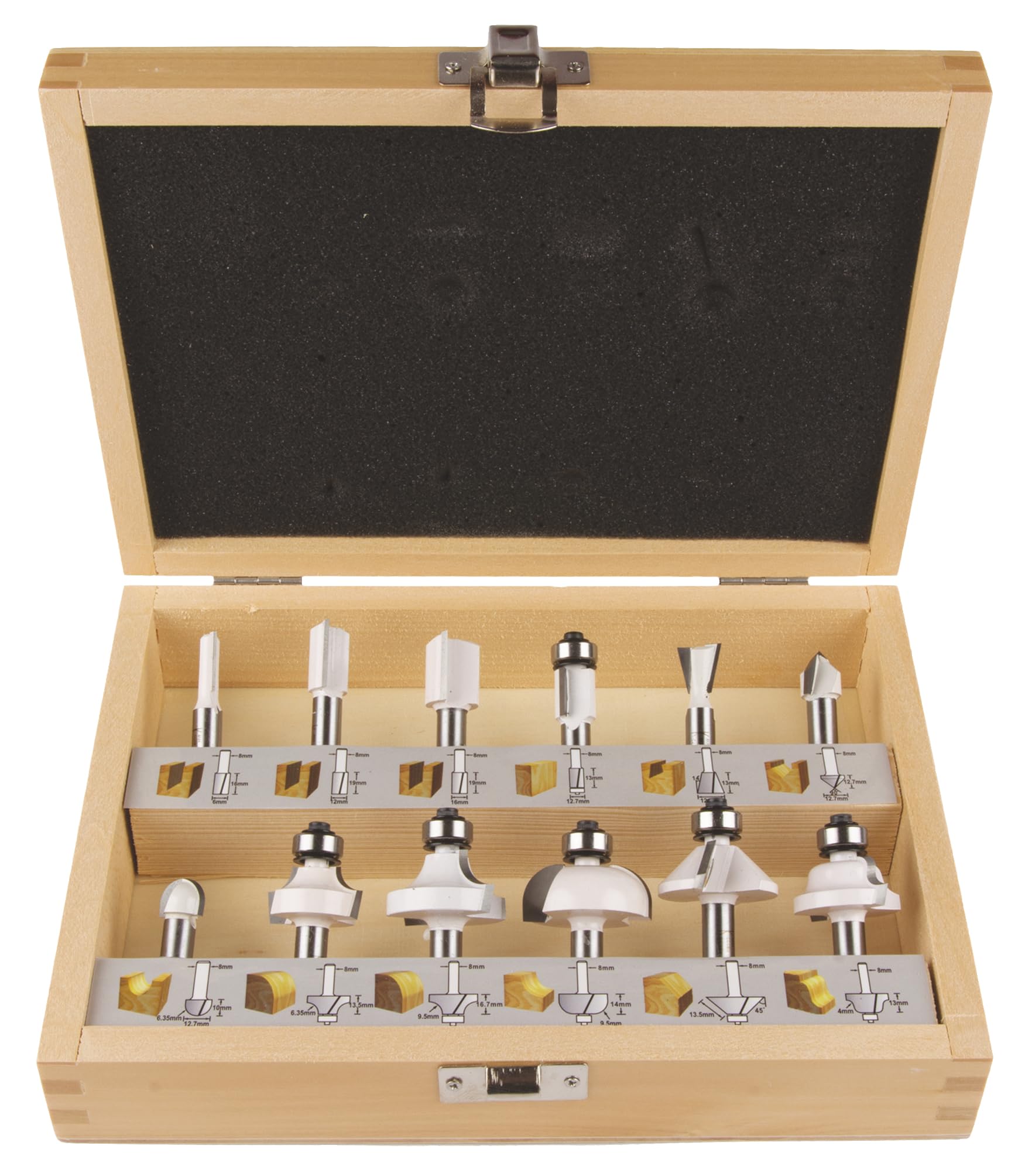 D-53556 Cutter Set 8mm 12Pcs