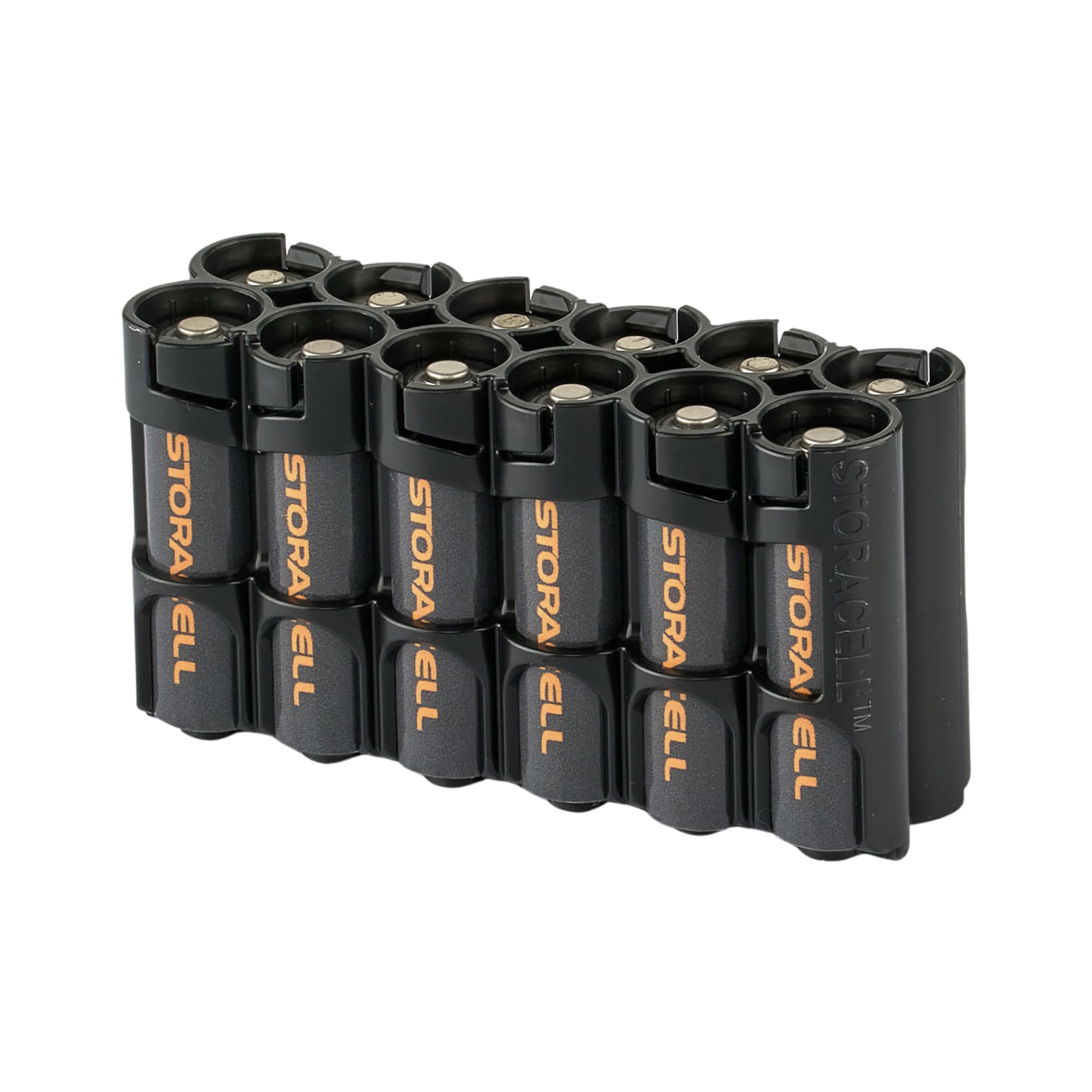 PowerPax 12 AA Battery Caddy - Tuxedo Black