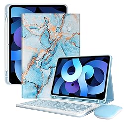 LAMA Smart Keyboard Case with Mouse for iPad Air