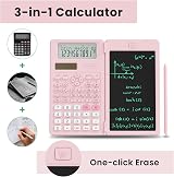 ROATEE 82MS Plus Scientific Calculator with Writing Tablet Dual Power Solar view 3