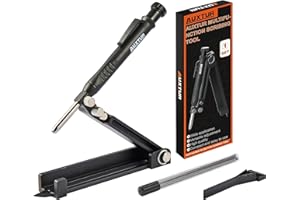 AUXTUR Contour Gauge Scribeing Tool,Supergauge Shape and Outline Tool with Aluminum Alloy,Woodworking Tools,Carpenter Pencil Holder for Marking Gauge Woodworking