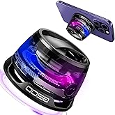 BFUSHIONY Magnetic Bluetooth Speaker - Mini Speaker Bluetooth Wireless, G200 Magnetic Speakers with Phone Stand, RGB Light, Game Mode, 7H Playtime, Mini Speakers for Camping & Home, Gifts for Teens