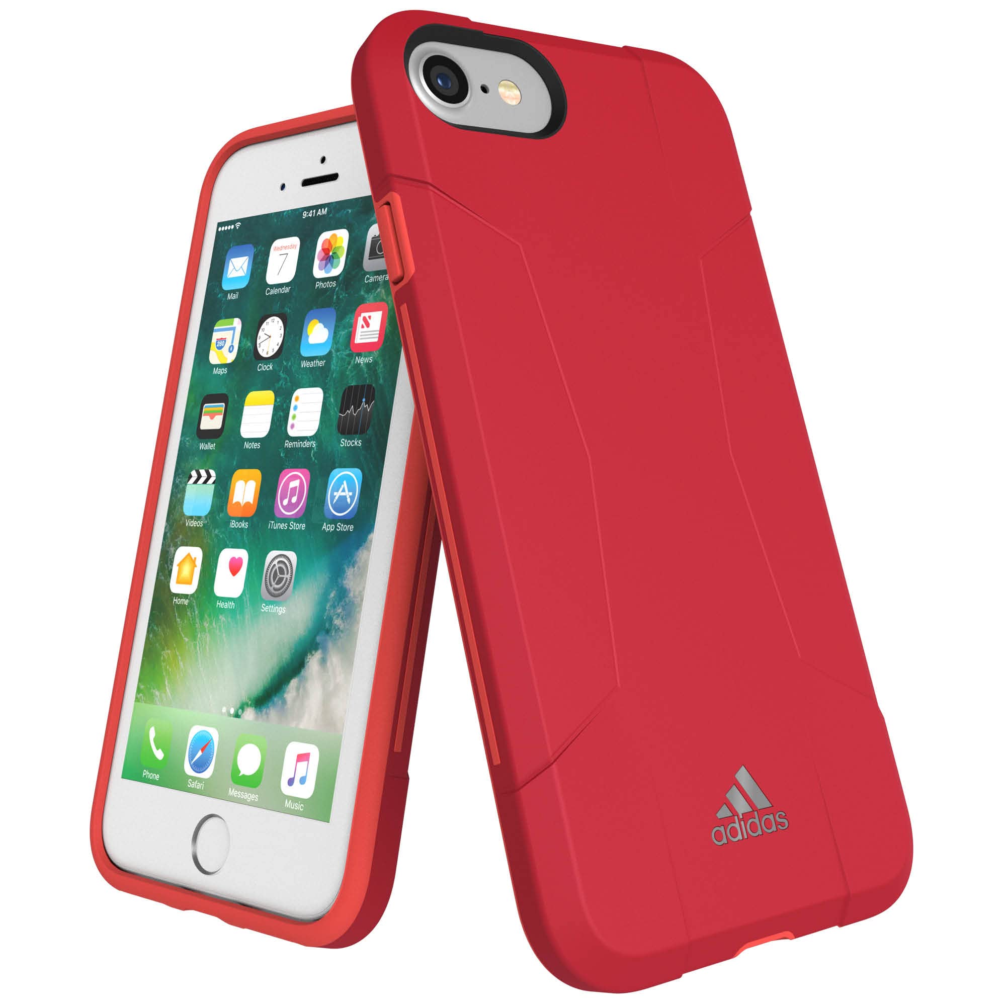 adidas Sports Solo Protective Phone Case Compatible with iPhone 6 / 6S / 7/8 - Red