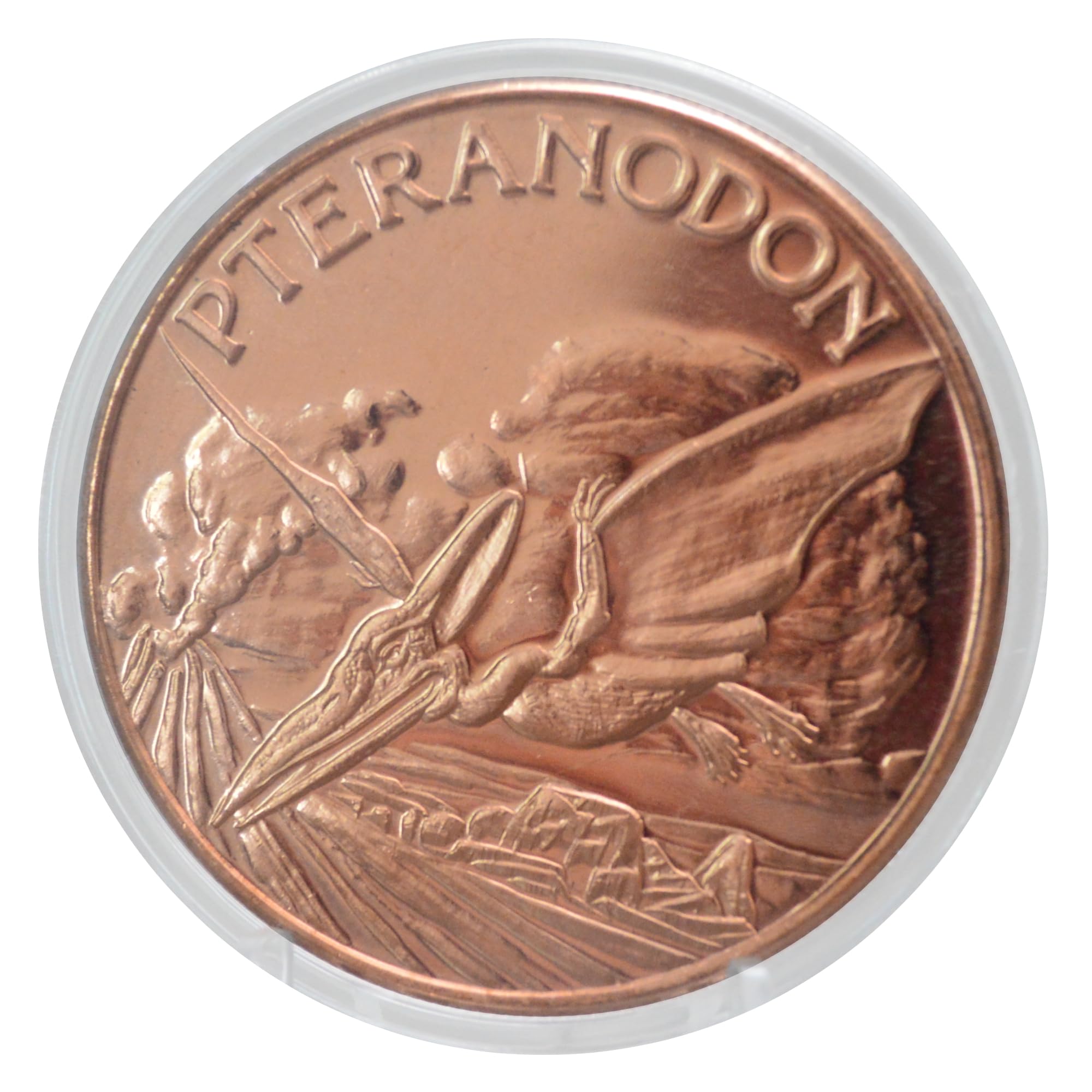 Prehistoric Pteranodon Dinosaur - 1 oz .999 Pure