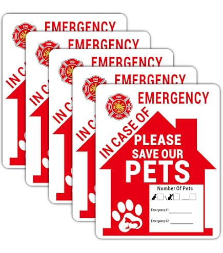 Dog Emergency Info Wallet Card & Key Tags - Pet ID For Emergencies, Made In USA