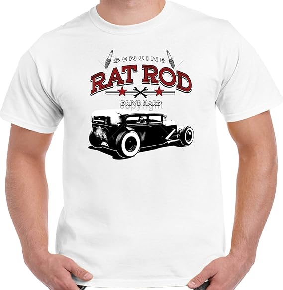 Amazon Co Jp Mhotrod 58メンズホットロッドtシャツラットガレージヴィンテージ服v8お父さんの車のギフト101 Xl 服 ファッション小物