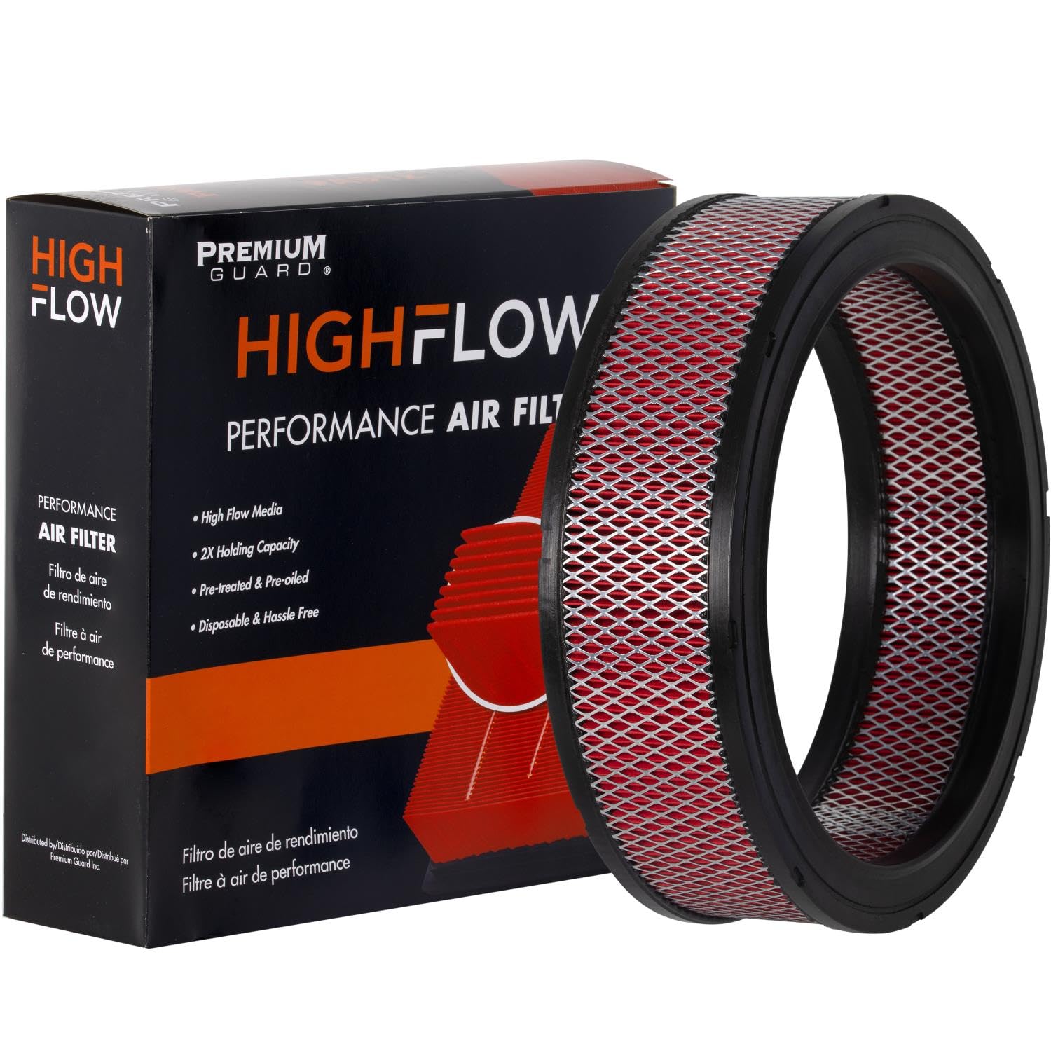 Photo 1 of HIGHFLOW PA91X, High Performance, Pre-Oiled Disposable Engine Air Filter| Fits 2002-68 various models of Chevrolet, GMC, Oldsmobile, Cadillac, Isuzu, Buick, Pontiac