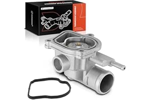 A-Premium Engine Coolant Thermostat Housing Assembly with Sensor Compatible with Dodge Sprinter 2500 3500 & Freightliner Spri