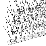 OFFO Bird Spikes with Stainless Steel Base, Durable