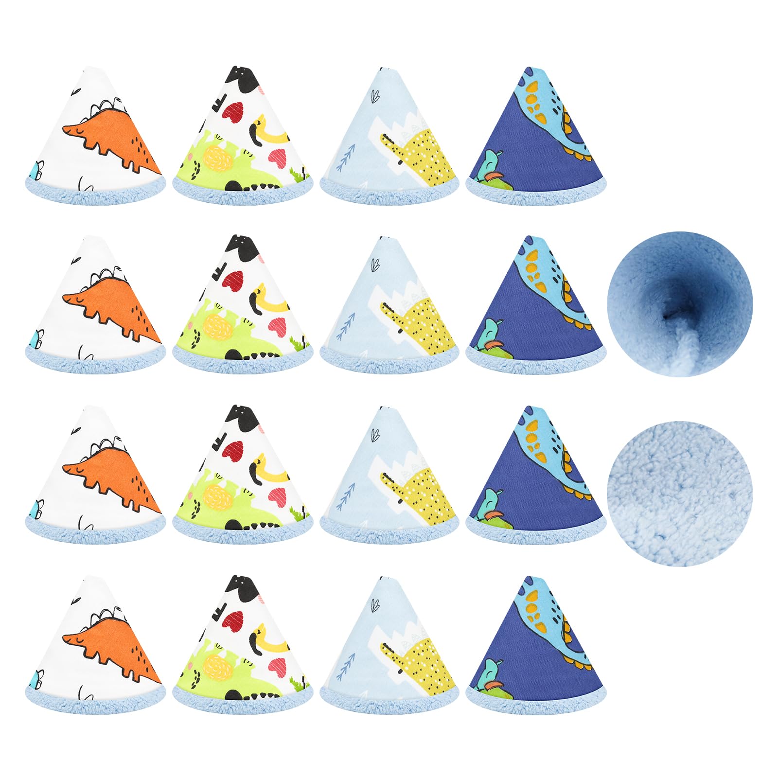Photo 1 of 16 Pcs Coral Velvet Pee Covers Baby Boy, Strong Water Absorption Reusable Pee Shield, Diaper Changing Accessory for Baby Boys (16)
