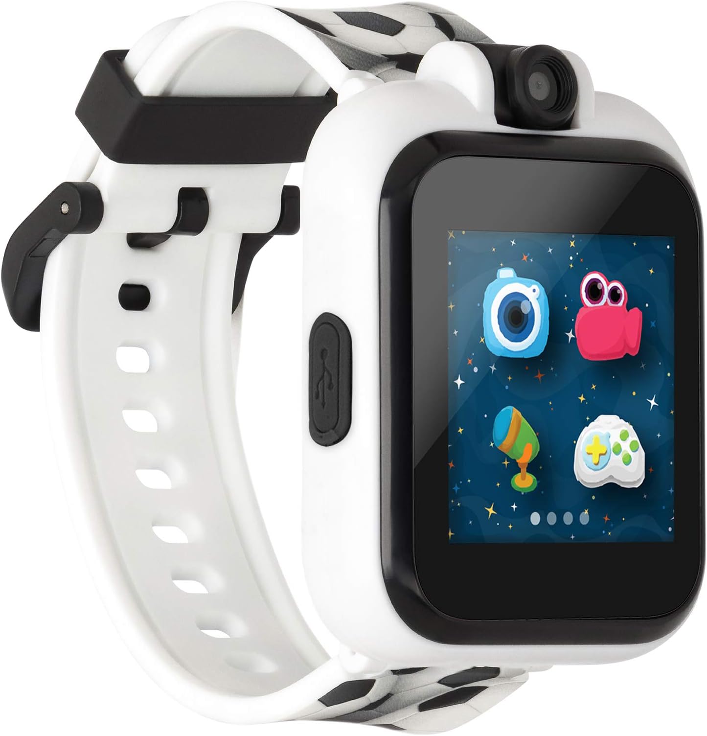 Kids Smart Watch PlayZoom - Video Camera Selfies STEM Learning Educational Fun Games, MP3 Music Player Audio Books Touch Screen Sports Digital Watch Gift for Kids Toddlers Boys Girls Fun Prints