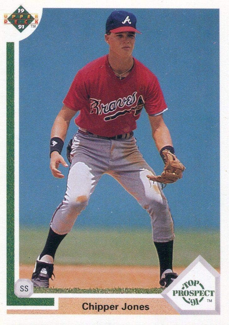 Amazon Chipper Jones 1991 Upper Deck Top Prospect Rookie Card 