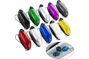 Frienda 10 Pieces Auto Car Vehicle Sun Visor Clip Holder for Sunglasses Glasses Holder Hanger Eyeglasses Mount Ticket Card Clip Car Accessories(Colorful)