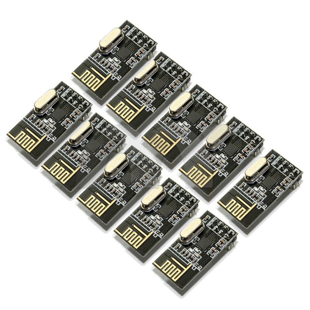 kuman 10pcs nRF24L01+ 2.4GHz Antenna Wireless Transceiver RF