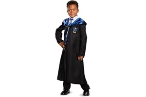 Disguise Harry Potter Robe, Official Hogwarts Wizarding World Costume Robes, Classic Kids Size Dress Up Accessory