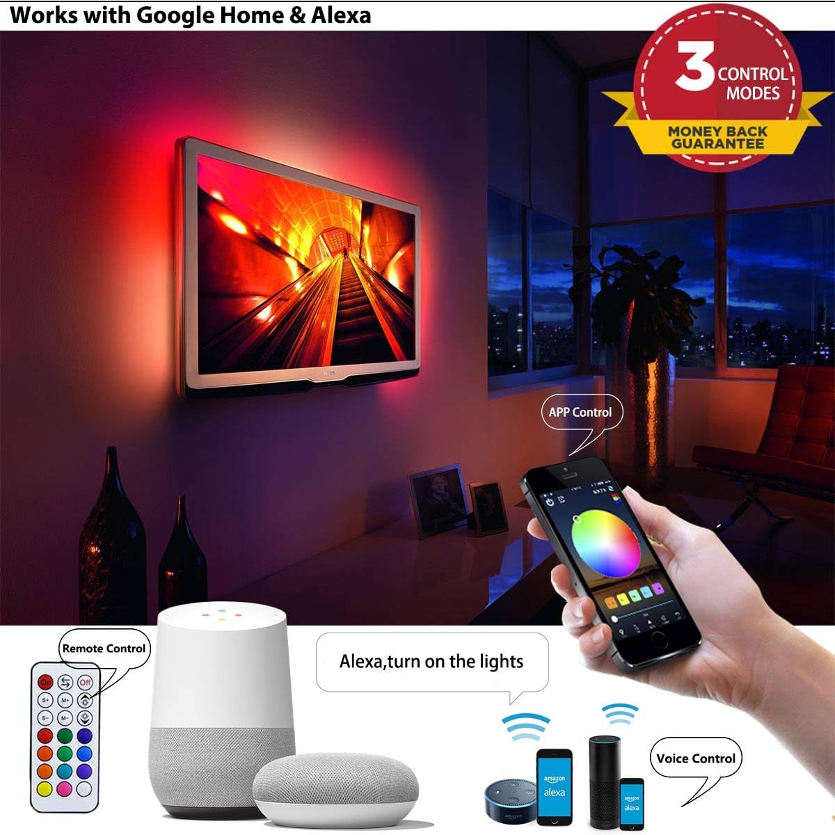 amazon echo dot led lights