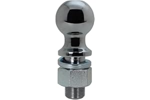 Quick Products QP-HB3016B 2-5/16" Chrome Hitch Ball - 1-1/4" Diameter x 2-1/2" Long Shank - 12,000 lbs.