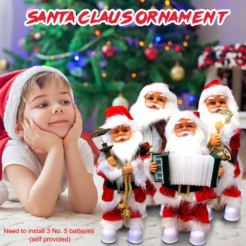 Christmas Santa Decorations Singing and Moving Santa Claus Music Toys