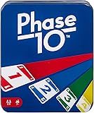 Phase 10 Card Game with 108 Cards, Makes a Great Gift for Kids, Family or Adult Game Night, Ages 7 Years and Older