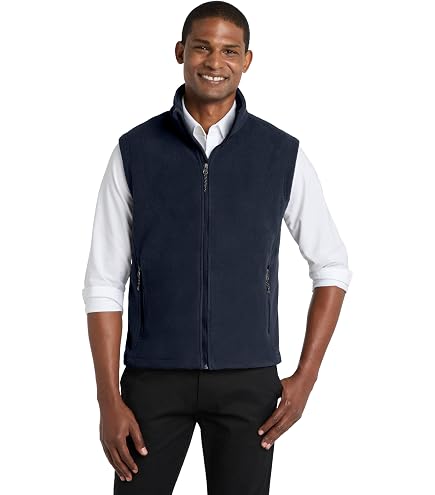 Port Authority Value Fleece Vest F219, Black, Large at Amazon