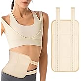 TORPNIA Castor Oil Pack, Adjustable Reusable Castor Oil Pack Wrap for Liver Detox, Castor Oil Pack Wrap for Stomach Less Mess, Elastic Strap Bamboo Cotton Machine Washable Anti Oil Leak 1pcs