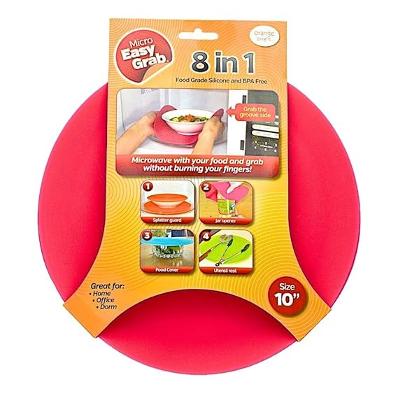 Micro Easy Grab As Seen on Shark Tank MultiPurpose Silicone Microwave Mat, BPA