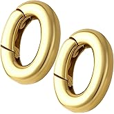 Pndeyo 2pcs Gold Lobster Claw Clasps, Opening 925 Sterling Silver Necklace Bracelet Extender, Jewelry Clasps and Closures for Necklace Bracelet Anklet Pendant Keychain DIY Craft Making