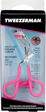 Tweezerman Neon Great Grip Eyelash Curler Pink view 3