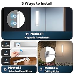 Under Cabinet Lights, 68-LED Rechargeable Battery