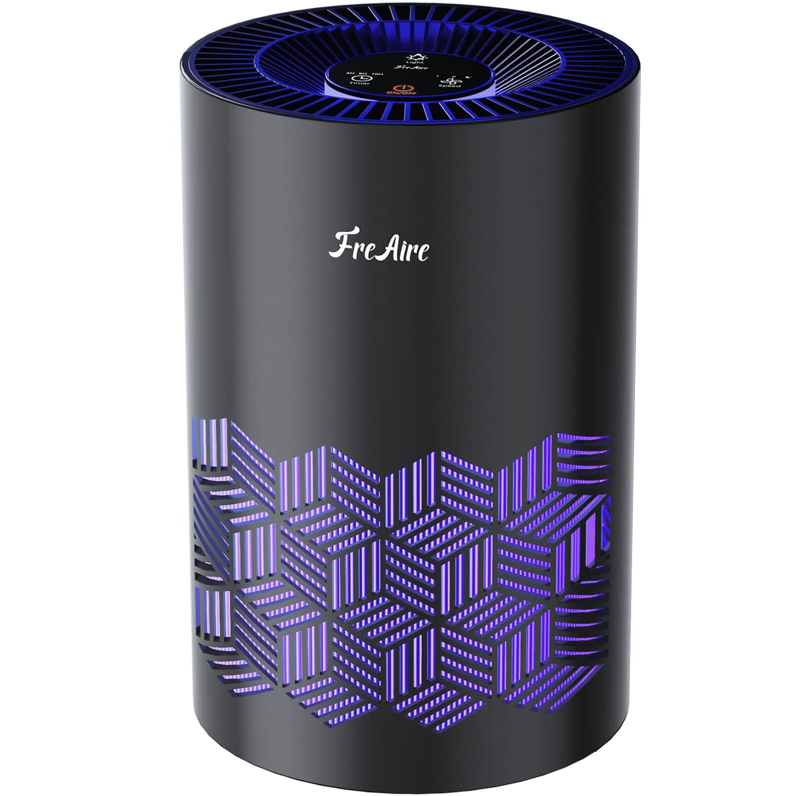 Photo 1 of FreAire Air Purifiers for Bedroom, Air Purifiers for Home with Lights, HEPA Air Purifier Removes Dust Smoke Pollen Dander Smell, for Home/Pets/Bedroom