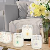 Yinuo Candle Natural Soy Wax Gift Set 4 Glass Jars 45-50H Coconut Lemon Lilac view 8