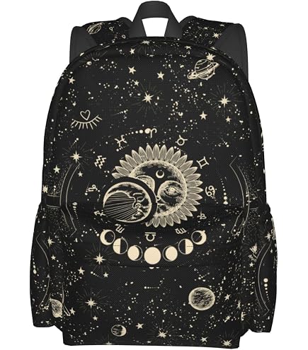 Amazon.com | ALAZA Moon Stars Alchemy Witch Backpack Purse with