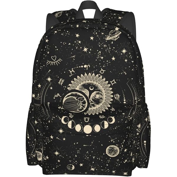 4087 Sun Moon Star Witch Small Backpack Purse Travel Bag Lightweight 71kMwAFQvWL._AC_UL200_SR200,  main image 3